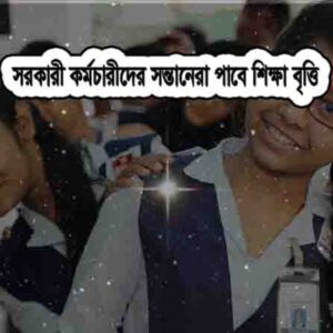 সরকারি শিক্ষা বৃত্তির আবেদন