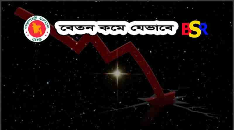 বেতন কমে