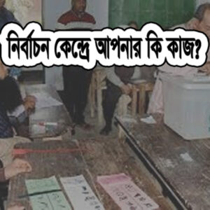 সরকারি কর্মচারীর নির্বাচনী কেন্দ্রে যে কাজ