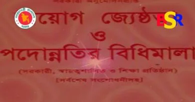 পদোন্নতি বিধিমালা ২০২০, নন-ক্যাডার কর্মকর্তা ও কর্মচারী (জ্যেষ্ঠতা ও পদোন্নতি) বিধিমালা ২০১১, পদোন্নতি বিধিমালা ২০২২, জ্যেষ্ঠতার সাধারণ নীতিমালা, জনপ্রশাসন মন্ত্রণালয় পদোন্নতি বিধিমালা, বাংলাদেশ সিভিল সার্ভিস জ্যেষ্ঠতা বিধিমালা ১৯৮৩, জ্যেষ্ঠতা অর্থ কি, সরকারি চাকরির পদোন্নতি কিভাবে হয়,