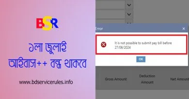 ibas++ online pay bill submission । অনলাইনে কি কবে বেতন বিল দাখিল করা যাবে