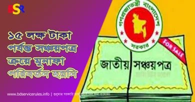 ১৫ লক্ষ পর্যন্ত সঞ্চয়পত্রে মুনাফা একই