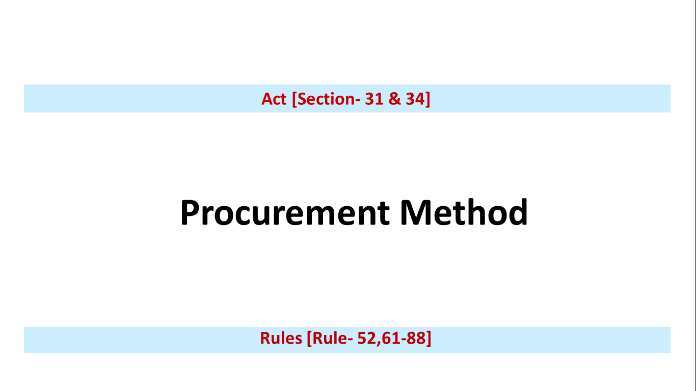 Procurement Method