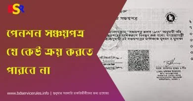 পেনশনার সঞ্চয়পত্র মুনাফার হার