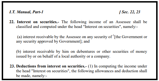 আয়কর অধ্যাদেশ ১৯৮৪ এর ২২ ধারা