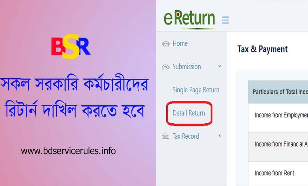 শূন্য রিটার্ন দাখিল ২০২৩ । বেসিক ১০২৬০ টাকা হলে কি আয়কর/রির্টান দাখিল করতে হবে?