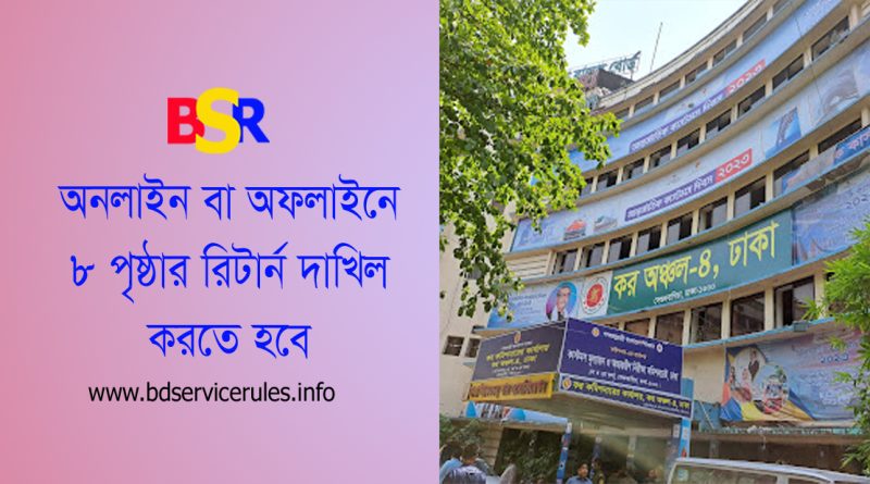 আয়কর আইন ২০২৩ । গণকর্মচারী আয়কর রিটার্ন দাখিলের বাধ্যবাধকতা জারি?