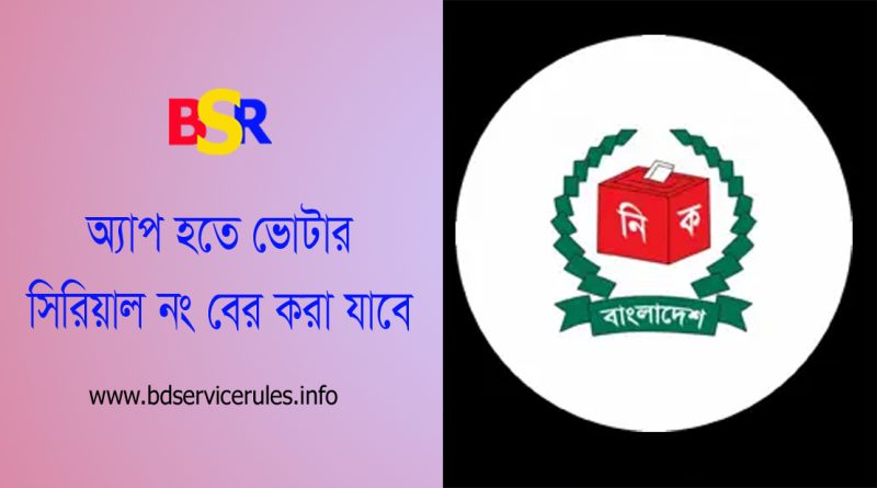 ভোটার এলাকার নাম ও নাম্বার বের করার নিয়ম ২০২৩ । জাতীয় পরিচয়পত্র ব্যবহার করে যে কারও কেন্দ্র ও ভোটার সিরিয়াল বের করা যাবে?