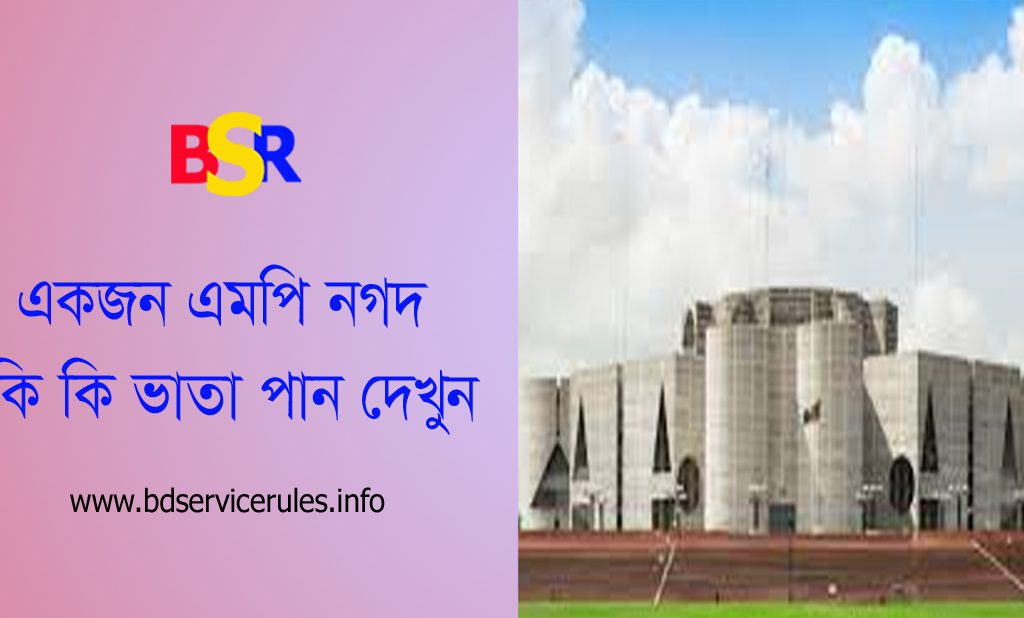 সংসদ সদস্য সম্মানী ভাতা ২০২৪ । একজন এমপি মাসে কত টাকা বেতন ভাতাদি ও বরাদ্দ পেয়ে থাকেন