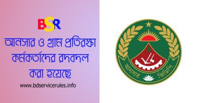 আনসার ও প্রতিরক্ষা বাহিনী বদলি ২০২৪ । কোন কর্মকর্তাকে কি খাগড়াছড়ি পাঠানো হয়েছে