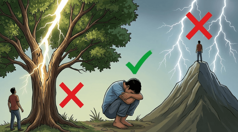 আতঙ্ক নয়, সতর্কতায় কমবে বজ্রপাতে মৃত্যুর ঝুঁকি