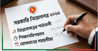 সরকারি নিয়োগপত্র ২০২৬