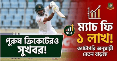 বিসিবির নতুন সিদ্ধান্ত ২০২৬ । এক নজরে বেতন ও ম্যাচ ফি যা বৃদ্ধি করিল ক্রিকেট বোর্ড?