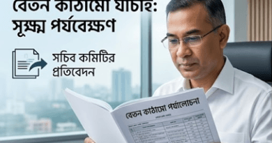 নতুন বেতন কাঠামো যাচাই-বাছাই চলছে