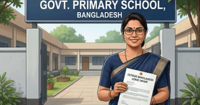 সরকারি প্রাথমিক শিক্ষকদের বহিঃবাংলাদেশ ছুটি