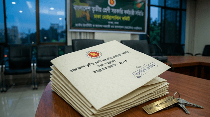 বাংলাদেশ তৃতীয় শ্রেণী সরকারি কর্মচারী সমিতির ঢাকা মহানগর কমিটি গঠিত
