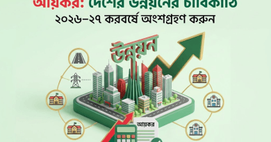 ১ জুলাই থেকে কার্যকর হচ্ছে নতুন আয়কর হার