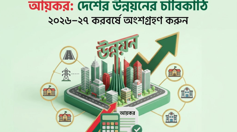 ১ জুলাই থেকে কার্যকর হচ্ছে নতুন আয়কর হার