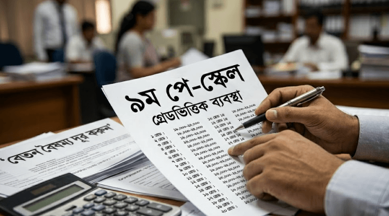 সরকারি চাকুরিজীবীদের জন্য নতুন পে স্কেলের প্রস্তাব