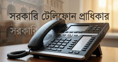 সরকারি কর্মকর্তাদের দাপ্তরিক টেলিফোন সুবিধায় নতুন বিন্যাস