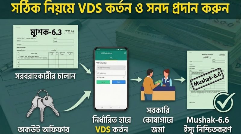 চালানে মূসক উল্লেখ থাকলেও উৎসে মূসক কর্তন কি বাধ্যতামূলক