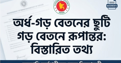সরকারি কর্মচারীদের জন্য সুখবর
