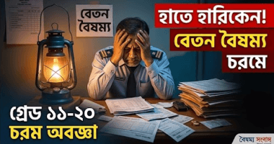 নতুন পে-স্কেল ২০২৬ : ১১–২০ গ্রেডে মাত্র ৩০০-৭০০ টাকার ব্যবধান