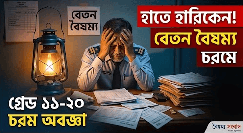 নতুন পে-স্কেল ২০২৬ : ১১–২০ গ্রেডে মাত্র ৩০০-৭০০ টাকার ব্যবধান
