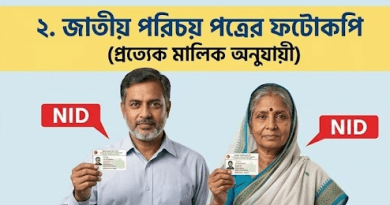 ভূমি উন্নয়ন কর দিতে কী কী লাগবে?