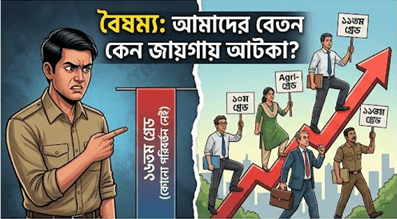 বৈষম্যের বেড়াজালে উপজেলা ভূমি অফিসের অফিস সহকারীরা, কেন এই অবহেলা?