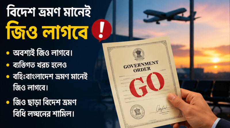 শ্রান্তি বিনোদন ছুটি বিদেশ ভ্রমণে ব্যবহার করতে চাইলে কী করবেন?