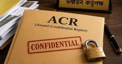 এসিআর acr দেখার সুযোগ নেই