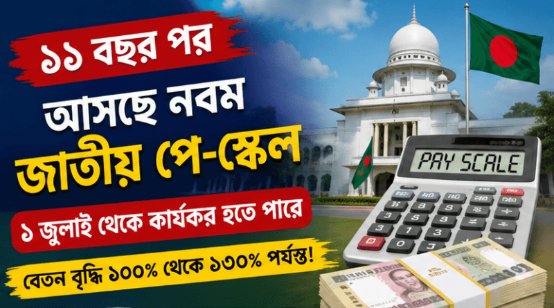১১ বছর পর বহুল প্রতীক্ষিত নবম জাতীয় পে-স্কেল ২০২৬