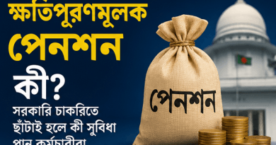 ক্ষতিপূরণমূলক পেনশন কী?