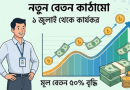 ১ জুলাই থেকে ধাপে ধাপে কার্যকর হচ্ছে সরকারি কর্মচারীদের নতুন বেতন কাঠামো