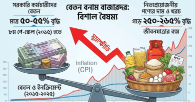 Infographic Showing Rising Inflation a Scale Balancing Money on the Left and a Basket of Groceries on the Right with a Red Cpi Arrow Climbing Upward to Depict 20152025 Inflation Trends