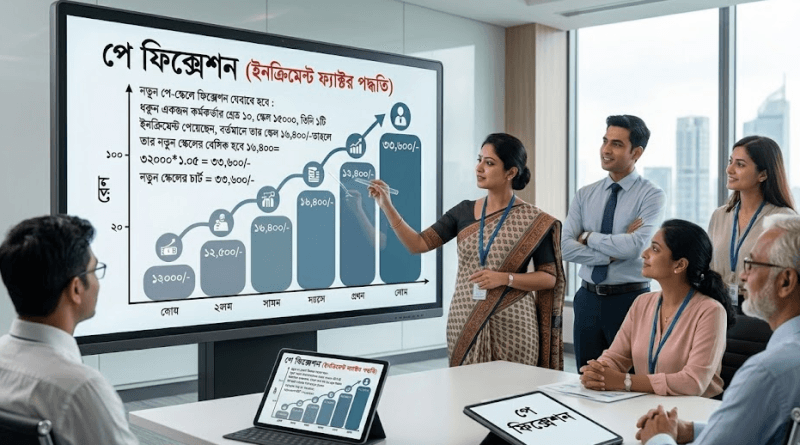ইনক্রিমেন্ট ফ্যাক্টর পদ্ধতিতে নতুন পে ফিক্সেশন