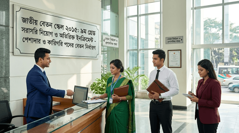৯ম গ্রেডে সরাসরি নিয়োগে অতিরিক্ত ইনক্রিমেন্ট