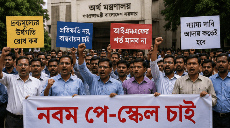 পে-স্কেল ও আইএমএফ-এর শর্ত
