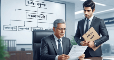অধস্তন কর্মকর্তার করণীয় কী?