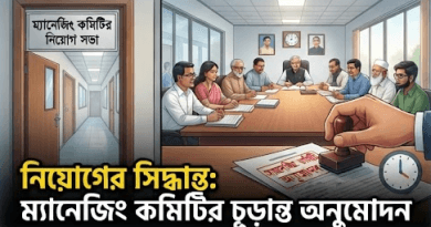 বেসরকারি শিক্ষা প্রতিষ্ঠানের ৩য় ও ৪র্থ শ্রেণির কর্মচারী নিয়োগের ক্ষমতা ফিরল ম্যানেজিং কমিটির হাতে