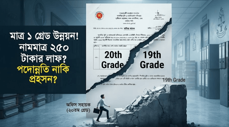 নামেই পদোন্নতি, বাস্তবে যেন বিদ্রূপ!
