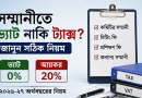 উৎসে কর ২০%, ভ্যাট কর্তন হবে কি না?