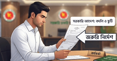 ছুটি শেষে আগের কর্মস্থলে যোগদান করেই নিতে হবে রিলিজ