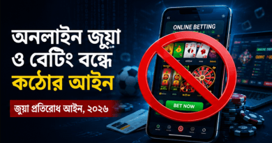 জুয়া প্রতিরোধ আইন ২০২৬