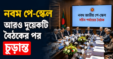 নবম পে-স্কেল চূড়ান্তে আরও দু দফা বৈঠক