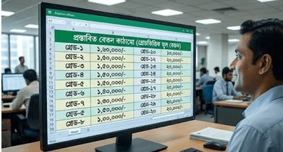 ৯ম পে স্কেল কাঠামো ২০২৬
