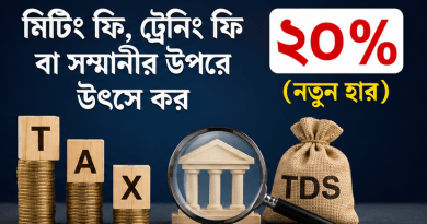 জুলাইয়ে সম্মানী বিল পরিশোধ
