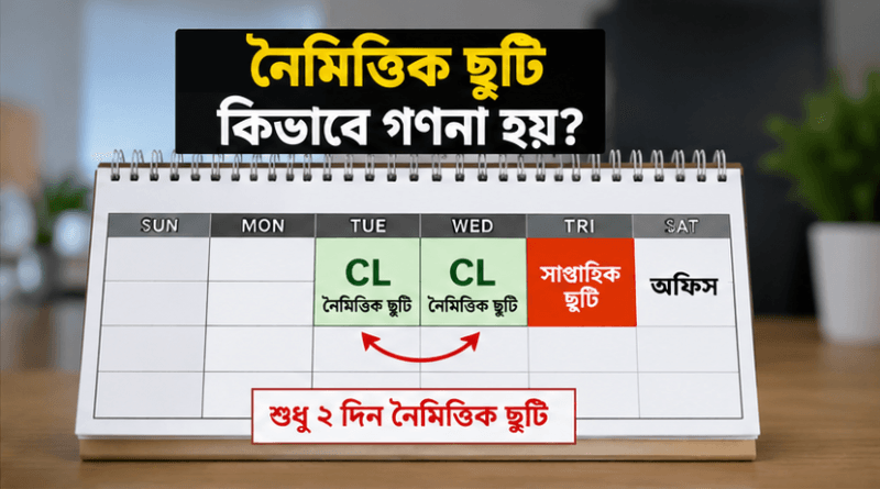 যা বলছে সরকারি চাকরির ছুটির বিধান
