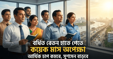 ১১-২০তম গ্রেডে বেতন বাড়ছে সর্বোচ্চ ১৩৫ শতাংশ